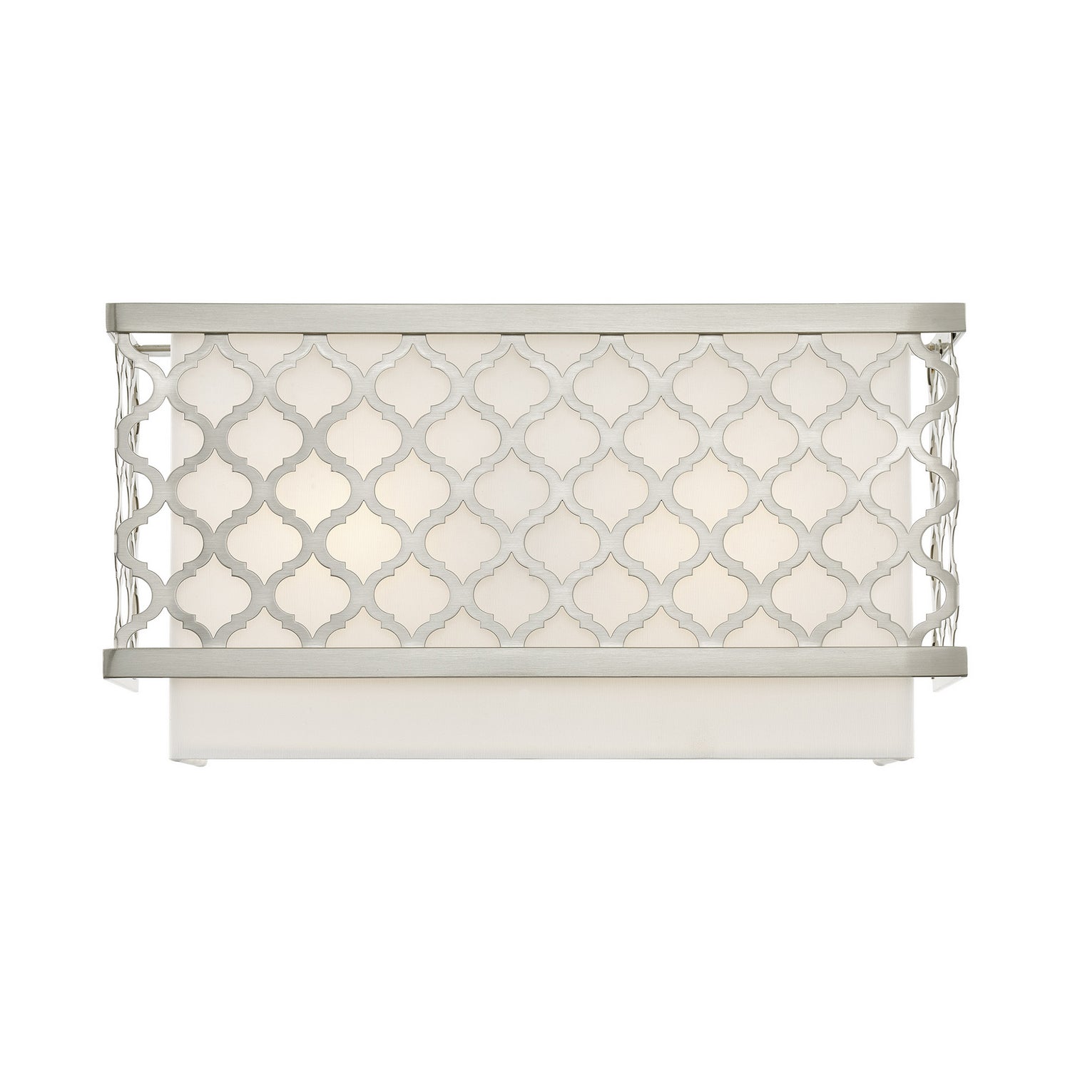 Livex Lighting - 41102-91 - Two Light Wall Sconce - Arabesque - Brushed Nickel