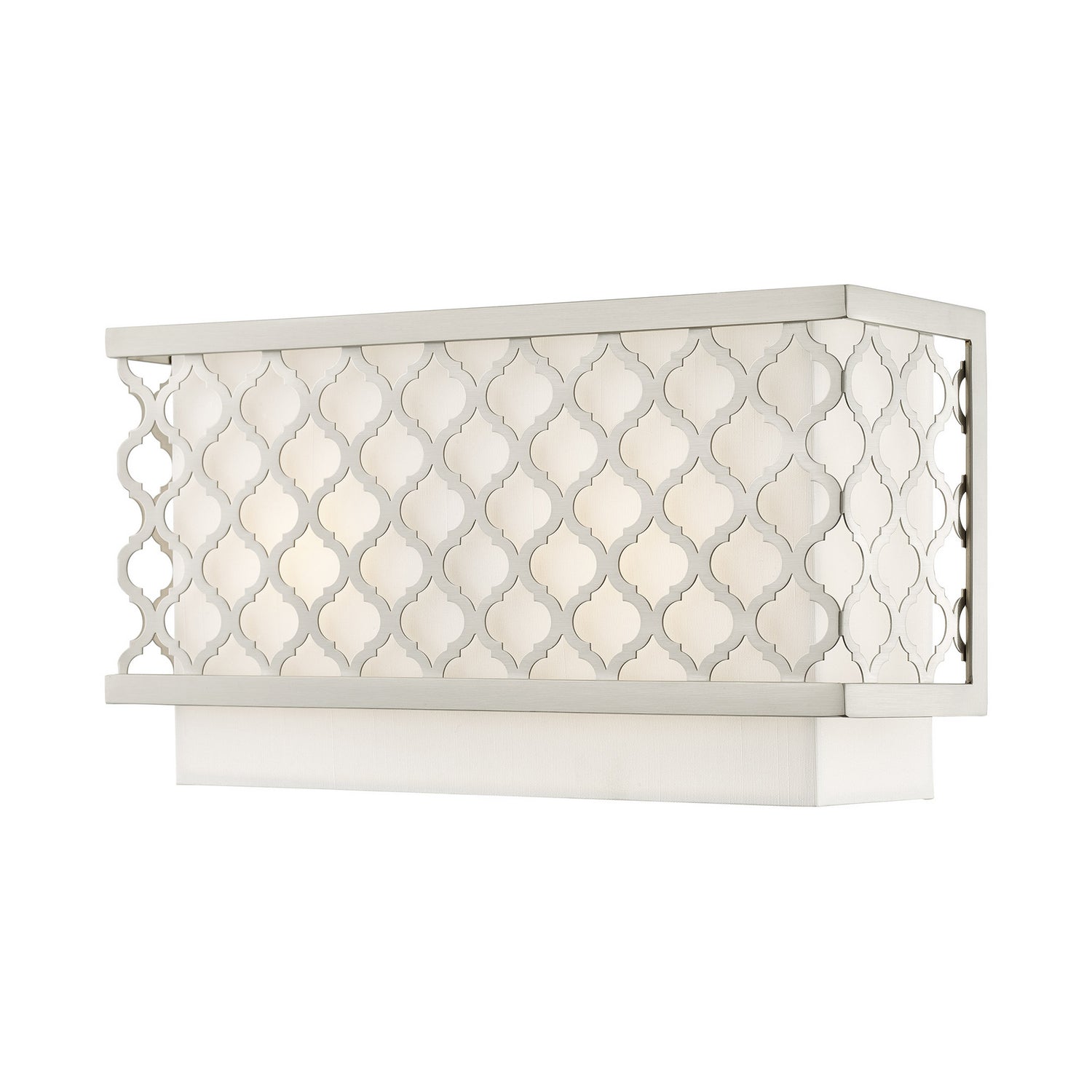Livex Lighting - 41102-91 - Two Light Wall Sconce - Arabesque - Brushed Nickel
