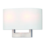 Livex Lighting - 42401-91 - Two Light Wall Sconce - ADA Wall Sconces - Brushed Nickel