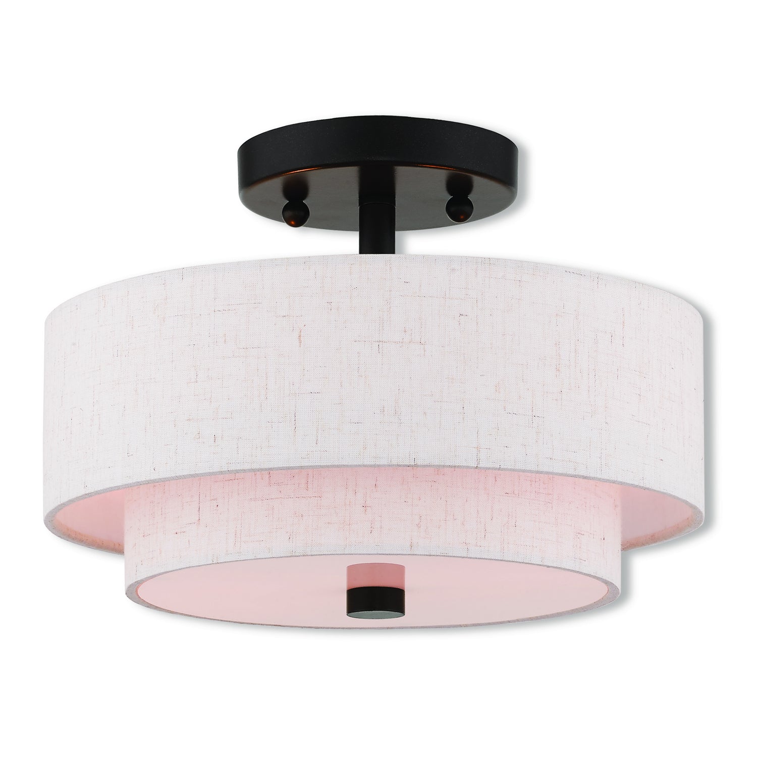 Livex Lighting - 51082-92 - Two Light Ceiling Mount - Monroe - English Bronze