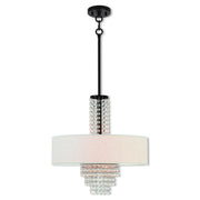 Livex Lighting - 51113-92 - Four Light Pendant - Carlisle - English Bronze