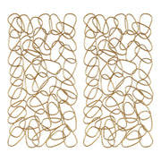 Uttermost - 04124 - Wall Art - In The Loop - Gold Silver Leaf