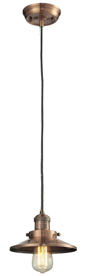 Innovations - 201C-AC-M3 - One Light Mini Pendant - Franklin Restoration - Antique Copper