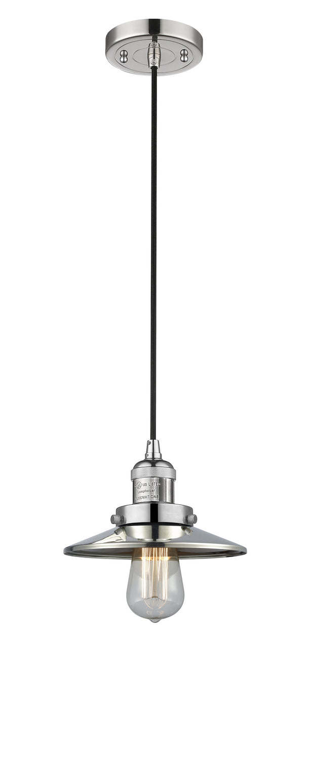 Innovations - 201C-PN-M1 - One Light Mini Pendant - Franklin Restoration - Polished Nickel