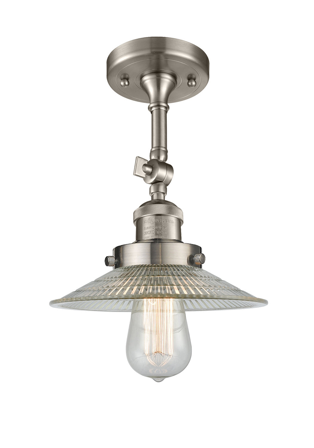 Innovations - 201F-SN-G2 - One Light Semi-Flush Mount - Franklin Restoration - Brushed Satin Nickel