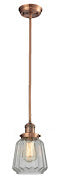 Innovations - 201S-AC-G142 - One Light Mini Pendant - Franklin Restoration - Antique Copper