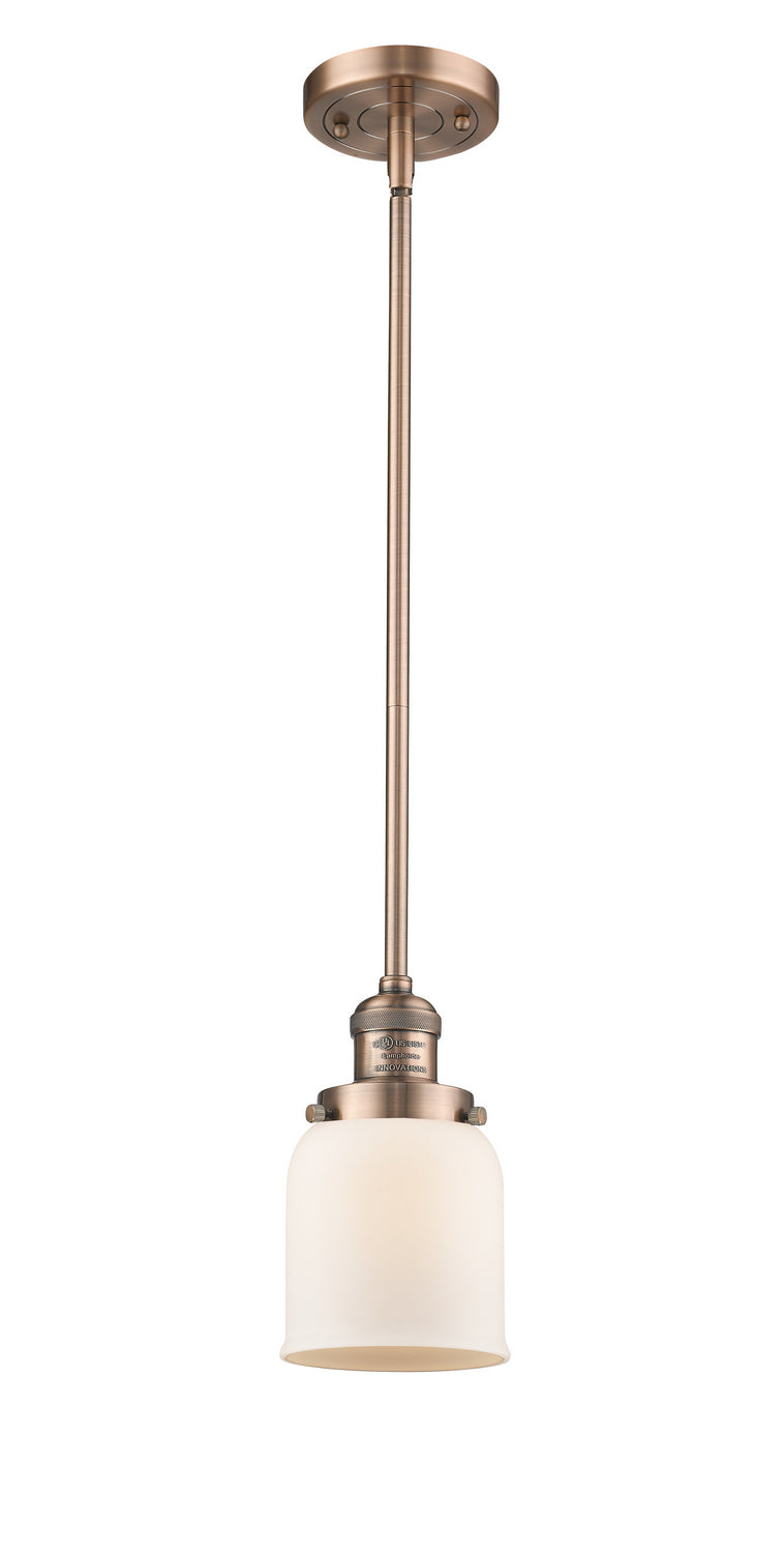 Innovations - 201S-AC-G51 - One Light Mini Pendant - Franklin Restoration - Antique Copper