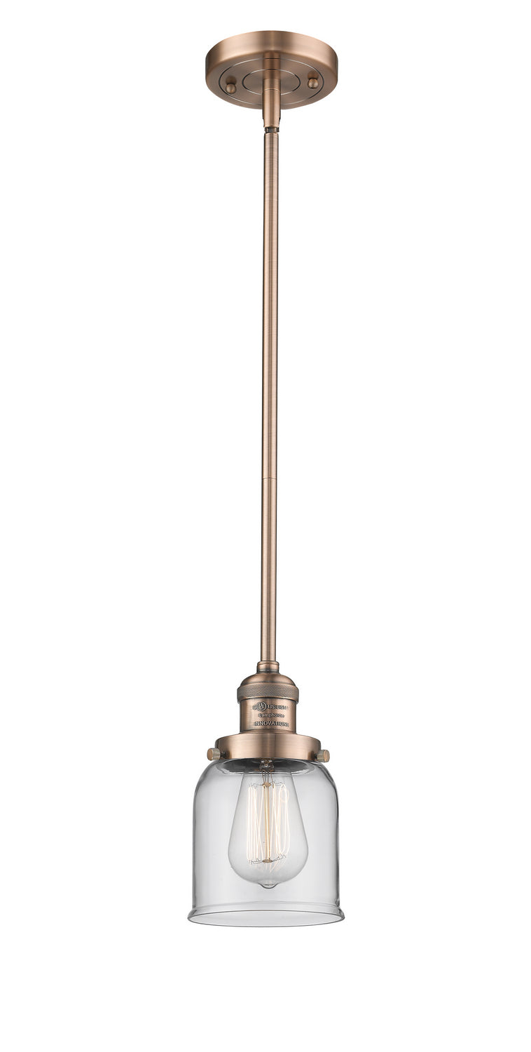 Innovations - 201S-AC-G52 - One Light Mini Pendant - Franklin Restoration - Antique Copper