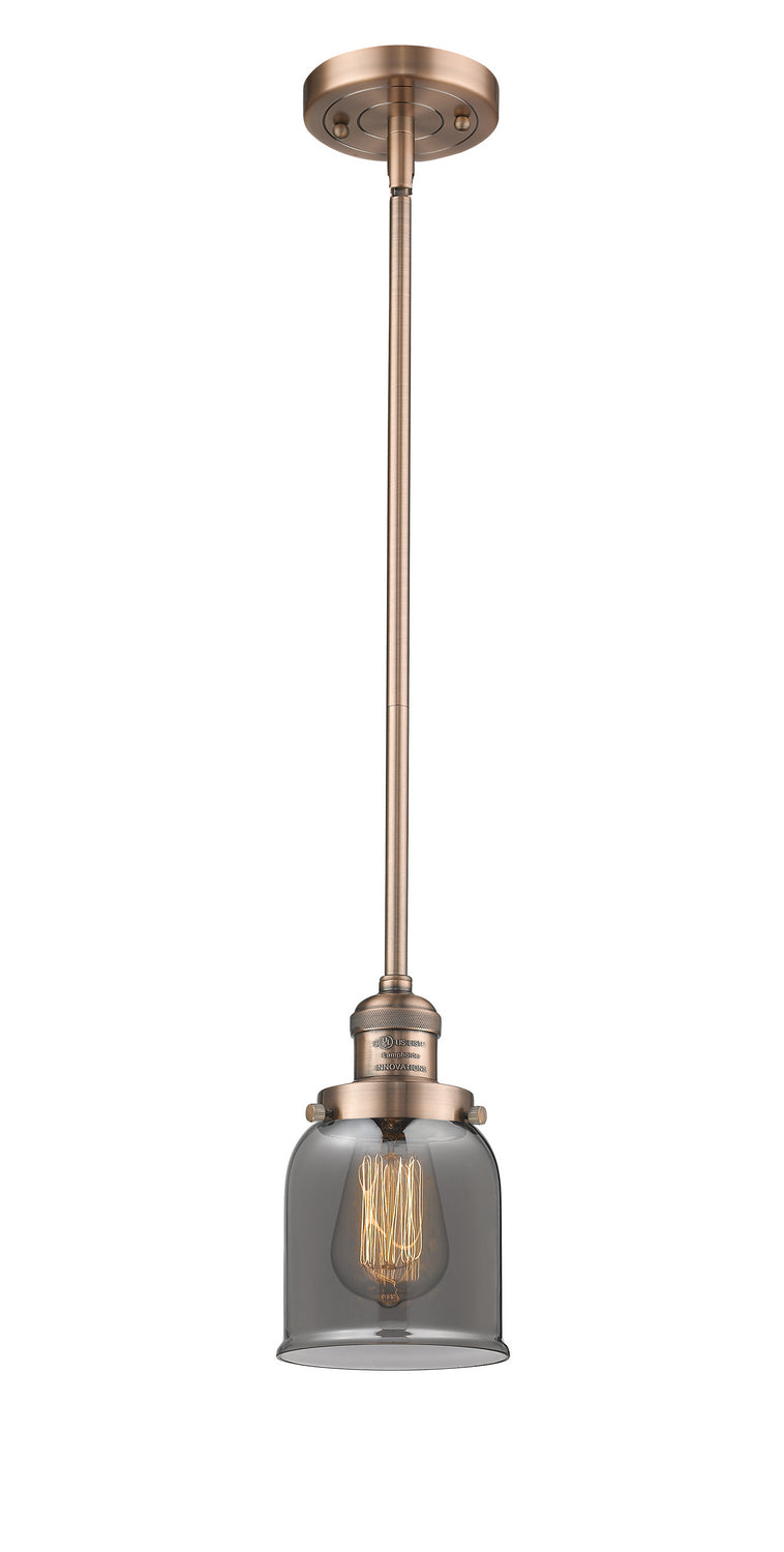 Innovations - 201S-AC-G53 - One Light Mini Pendant - Franklin Restoration - Antique Copper