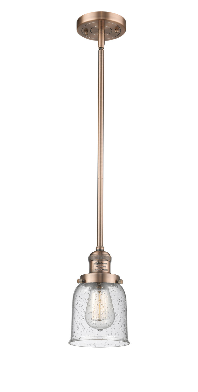 Innovations - 201S-AC-G54 - One Light Mini Pendant - Franklin Restoration - Antique Copper