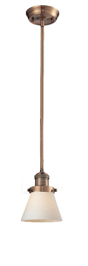 Innovations - 201S-AC-G61 - One Light Mini Pendant - Franklin Restoration - Antique Copper