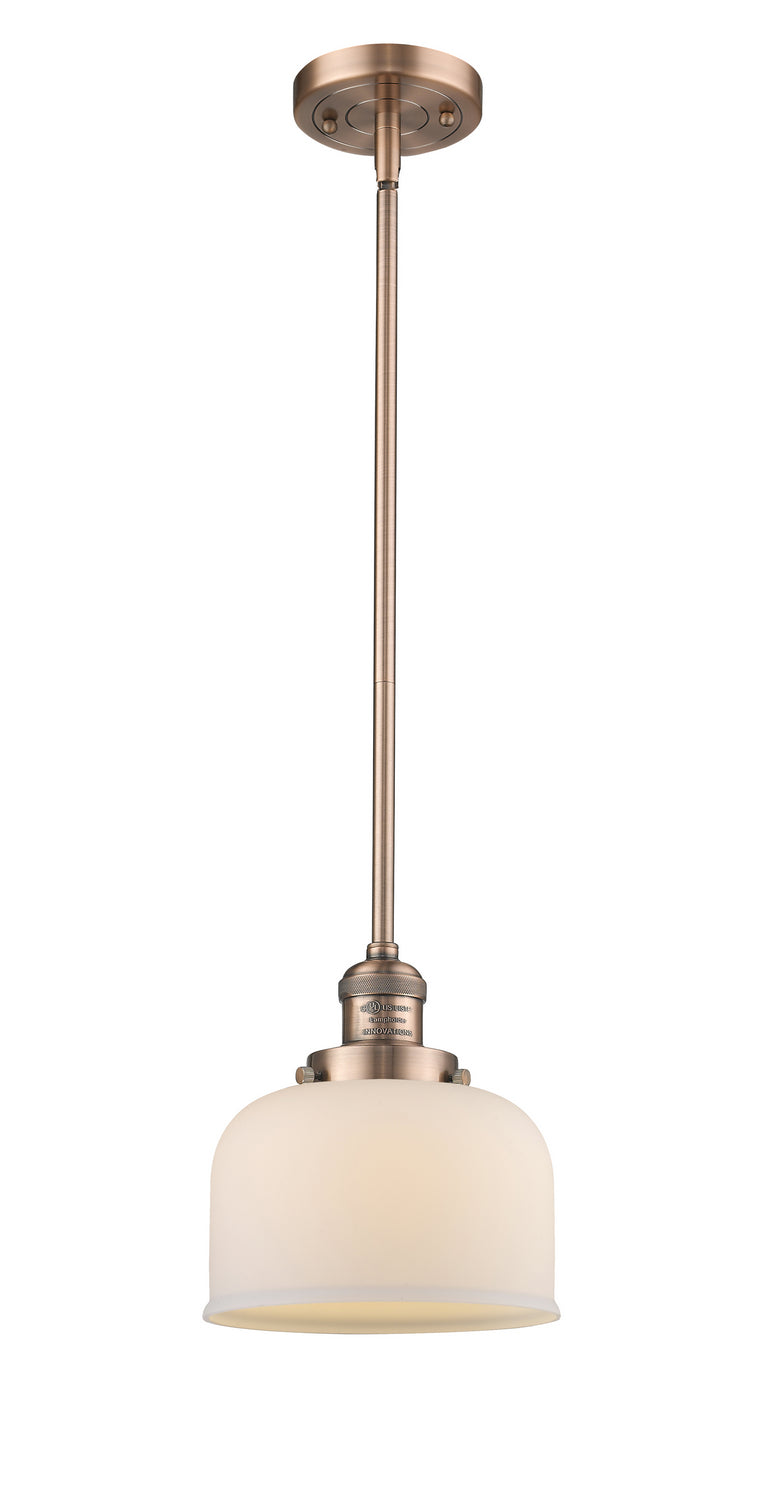 Innovations - 201S-AC-G71 - One Light Mini Pendant - Franklin Restoration - Antique Copper