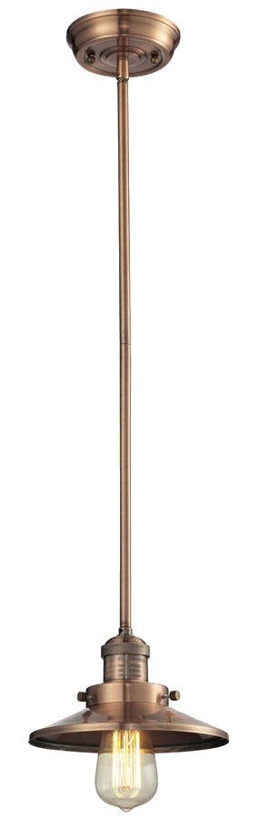 Innovations - 201S-AC-M3 - One Light Mini Pendant - Franklin Restoration - Antique Copper