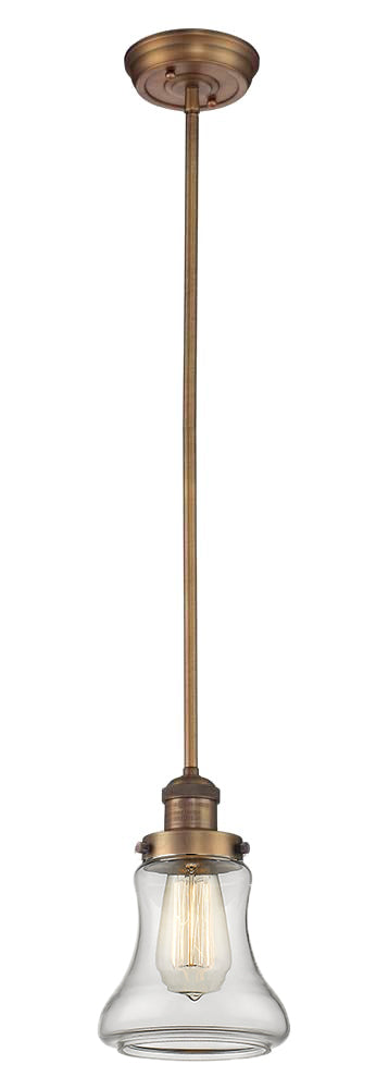 Innovations - 201S-BB-G192 - One Light Mini Pendant - Franklin Restoration - Brushed Brass