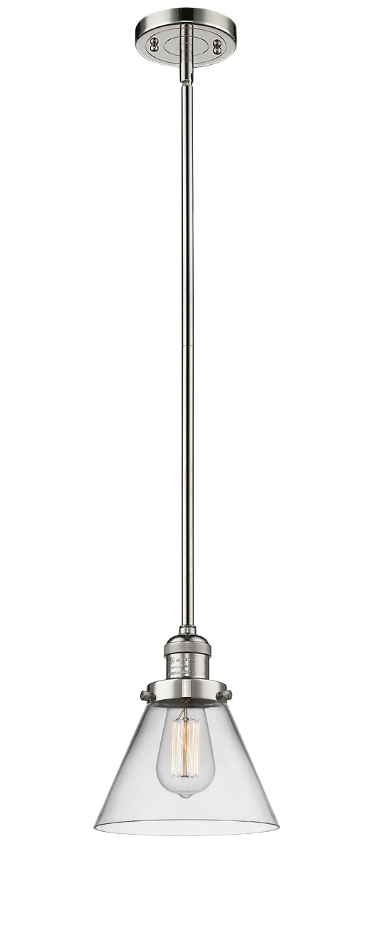 Innovations - 201S-PN-G42 - One Light Mini Pendant - Franklin Restoration - Polished Nickel