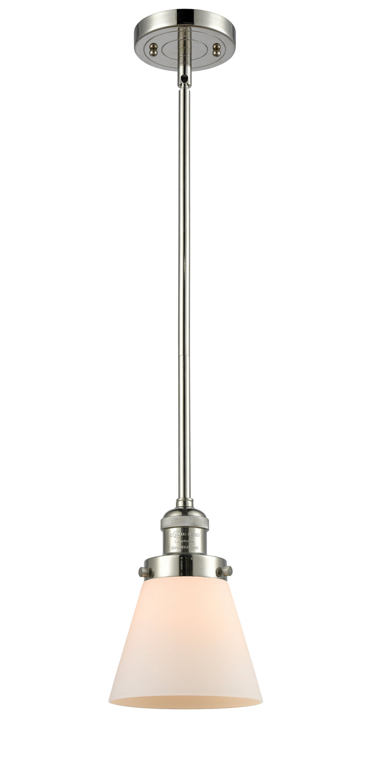 Innovations - 201S-PN-G61 - One Light Mini Pendant - Franklin Restoration - Polished Nickel