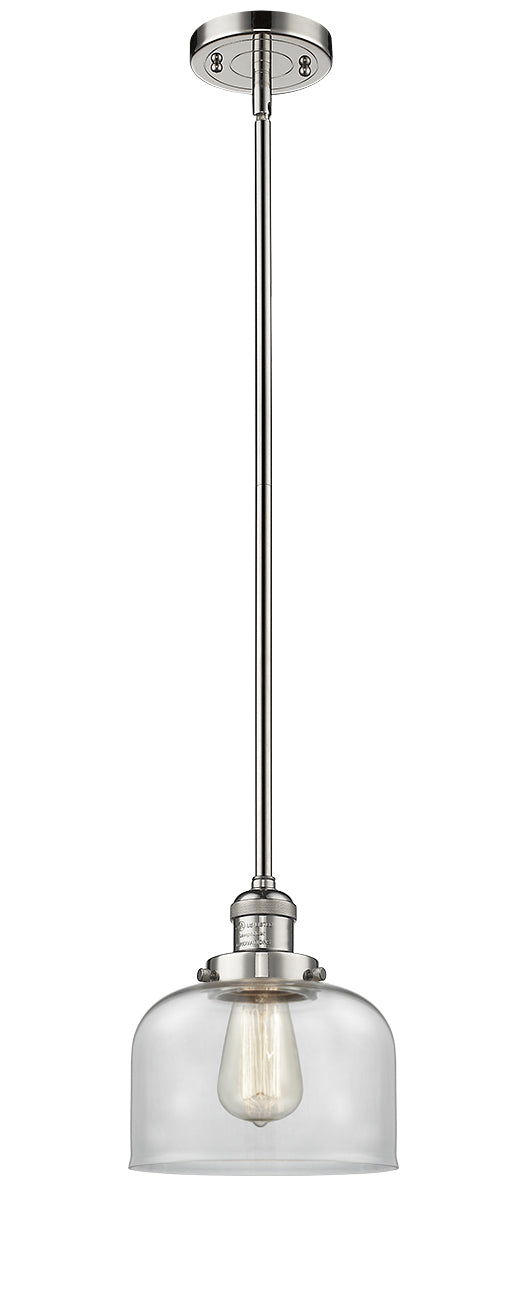 Innovations - 201S-PN-G72 - One Light Mini Pendant - Franklin Restoration - Polished Nickel