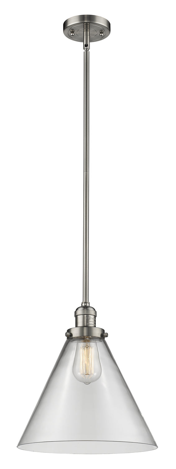 Innovations - 201S-SN-G42-L - One Light Mini Pendant - Franklin Restoration - Brushed Satin Nickel
