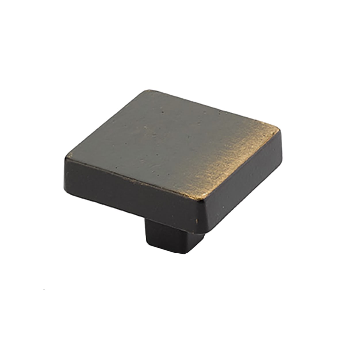 Vinci 1-3/4" Luxury Modern Rustic Flat Square Solid Bronze Cabinet Knob / Drawer Knob - Made in Italy