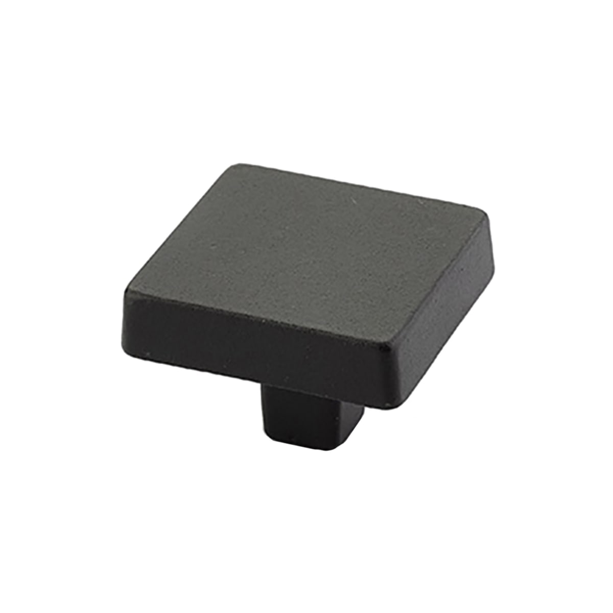 Schaub and Company - 815-BB - Vinci 1-3/4" Luxury Modern Rustic Flat Square Solid Bronze Cabinet Knob / Drawer Knob - Made in Italy in Black Bronze