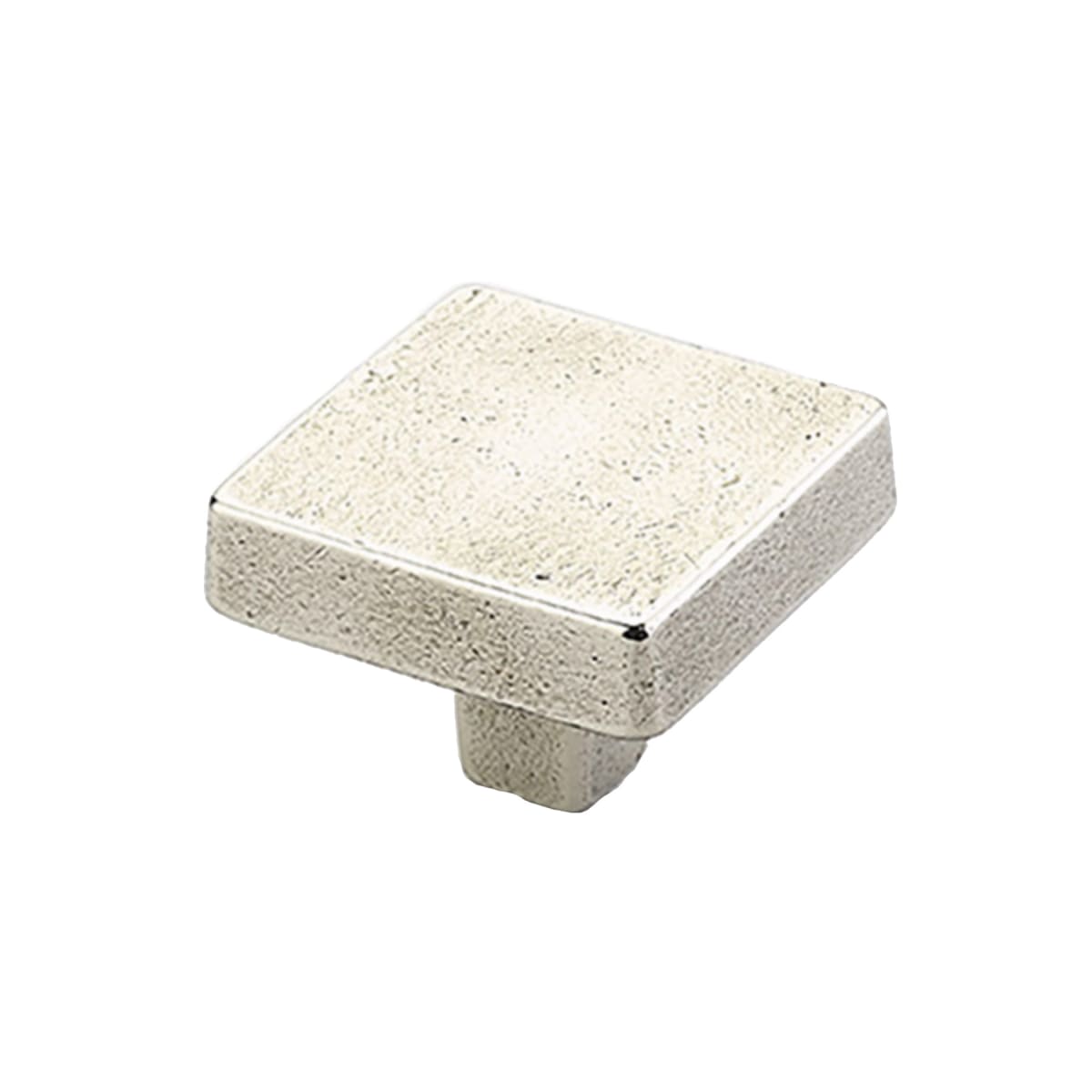 Vinci 1-3/4" Luxury Modern Rustic Flat Square Solid Bronze Cabinet Knob / Drawer Knob - Made in Italy