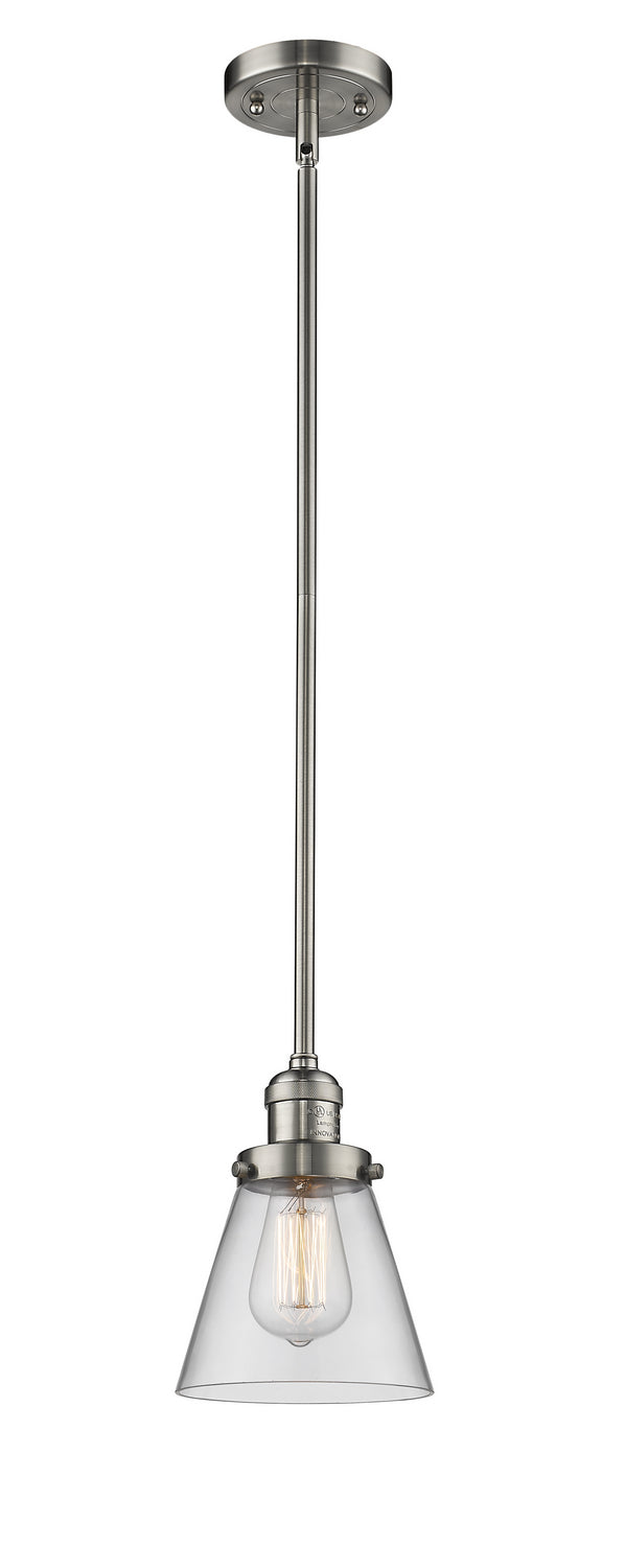 Innovations - 201S-SN-G62 - One Light Mini Pendant - Franklin Restoration - Brushed Satin Nickel