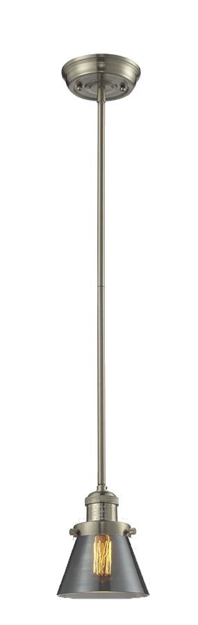 Innovations - 201S-SN-G63 - One Light Mini Pendant - Franklin Restoration - Brushed Satin Nickel