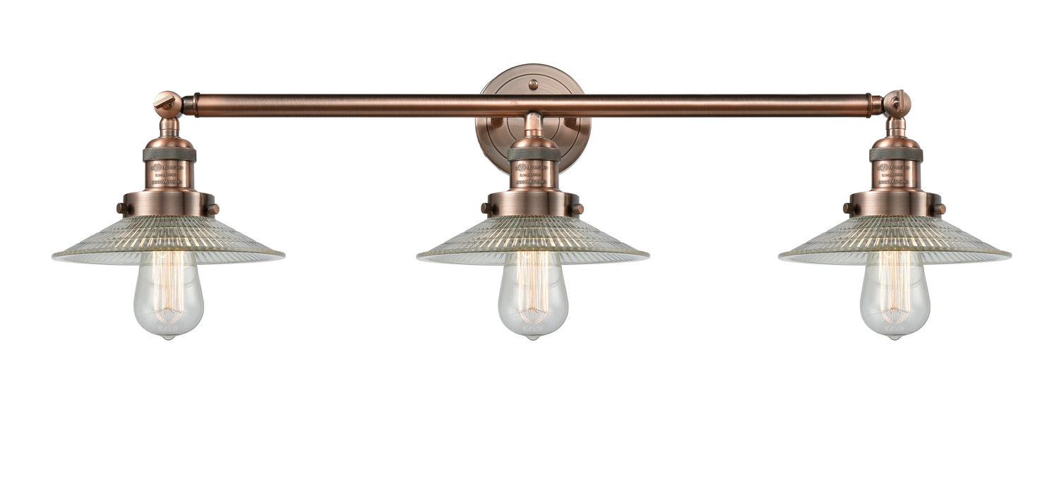 Innovations - 205-AC-G2 - Three Light Bath Vanity - Franklin Restoration - Antique Copper