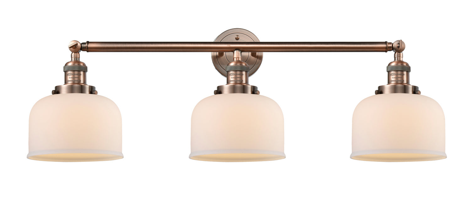 Innovations - 205-AC-G71 - Three Light Bath Vanity - Franklin Restoration - Antique Copper