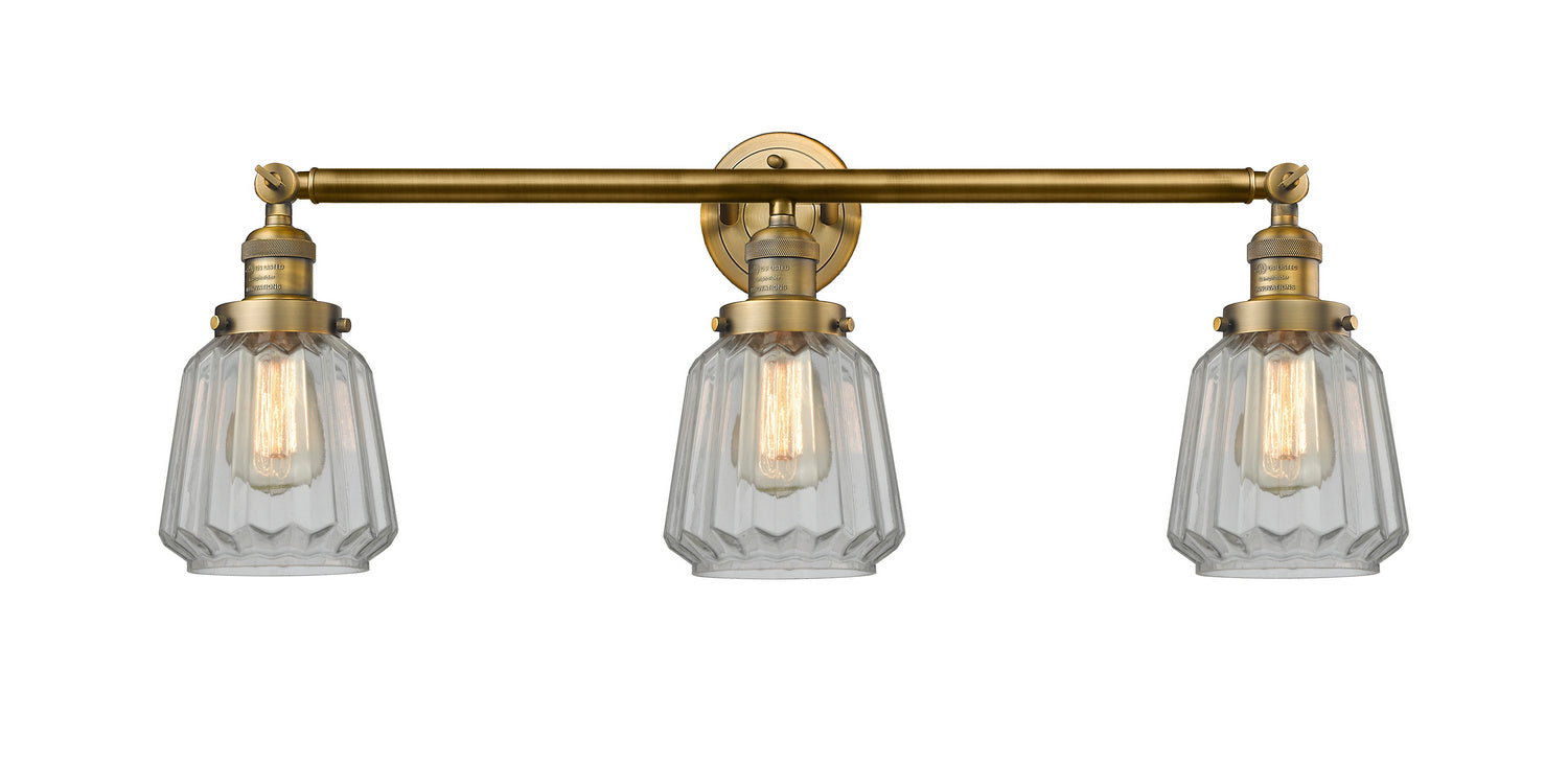 Innovations - 205-BB-G142 - Three Light Bath Vanity - Franklin Restoration - Brushed Brass