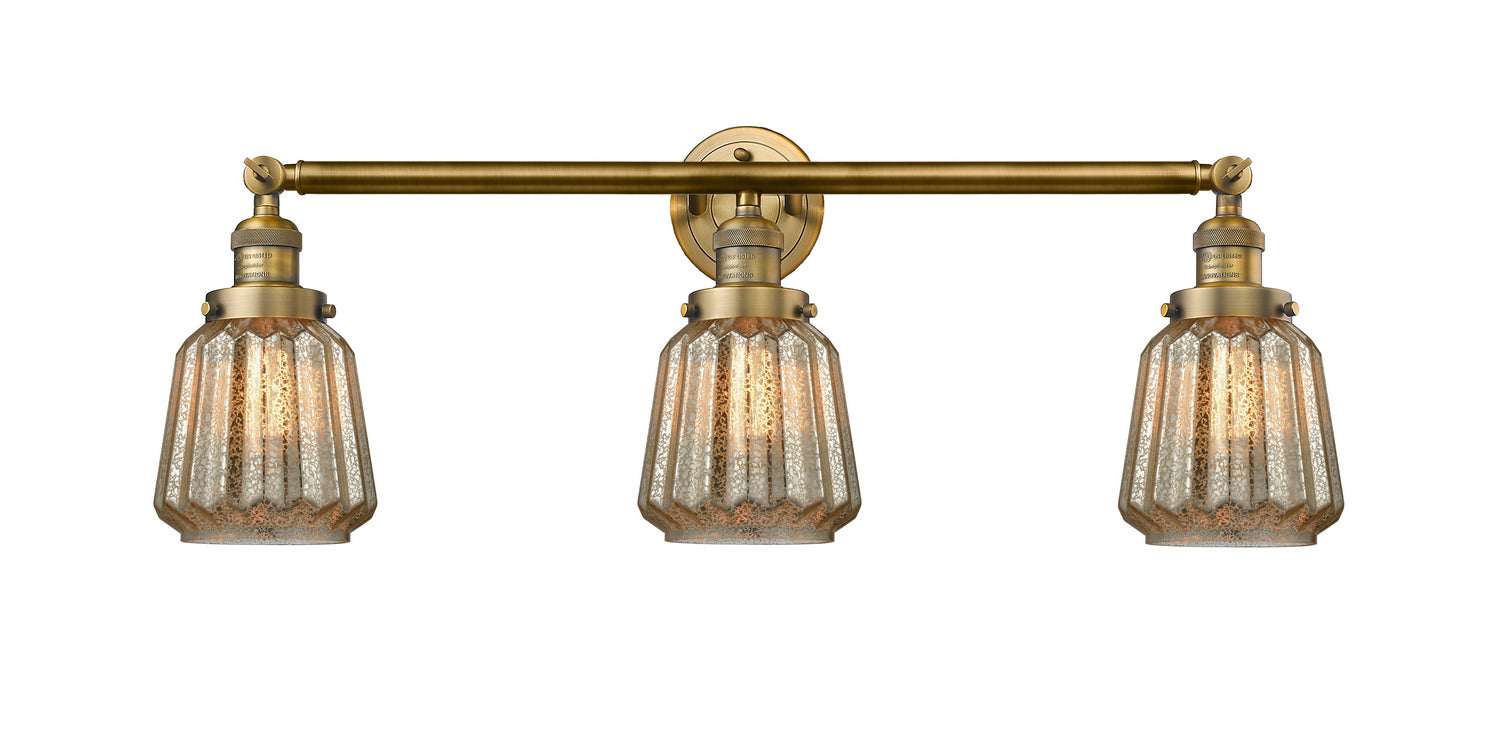 Innovations - 205-BB-G146 - Three Light Bath Vanity - Franklin Restoration - Brushed Brass