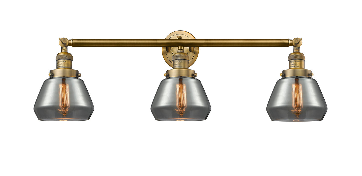 Innovations - 205-BB-G173 - Three Light Bath Vanity - Franklin Restoration - Brushed Brass