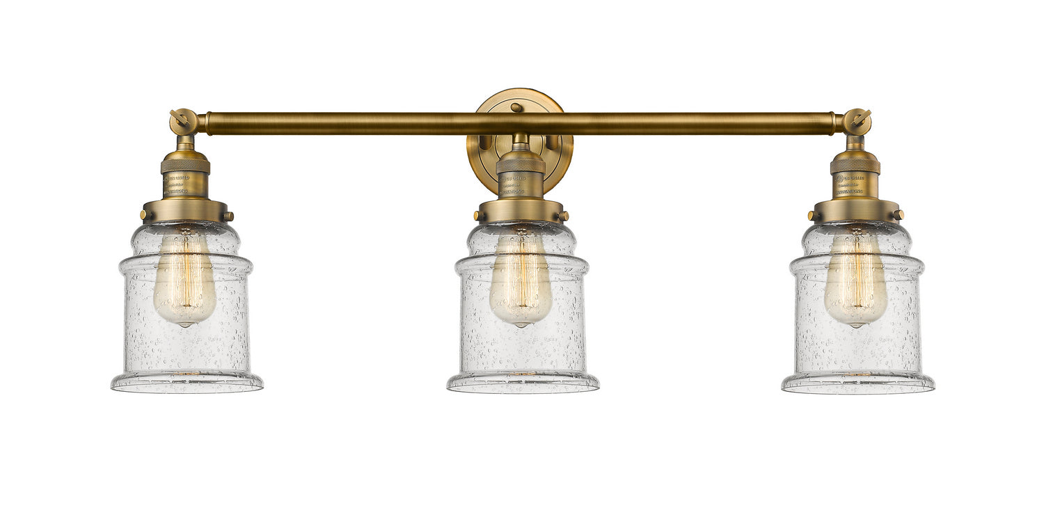 Innovations - 205-BB-G184 - Three Light Bath Vanity - Franklin Restoration - Brushed Brass