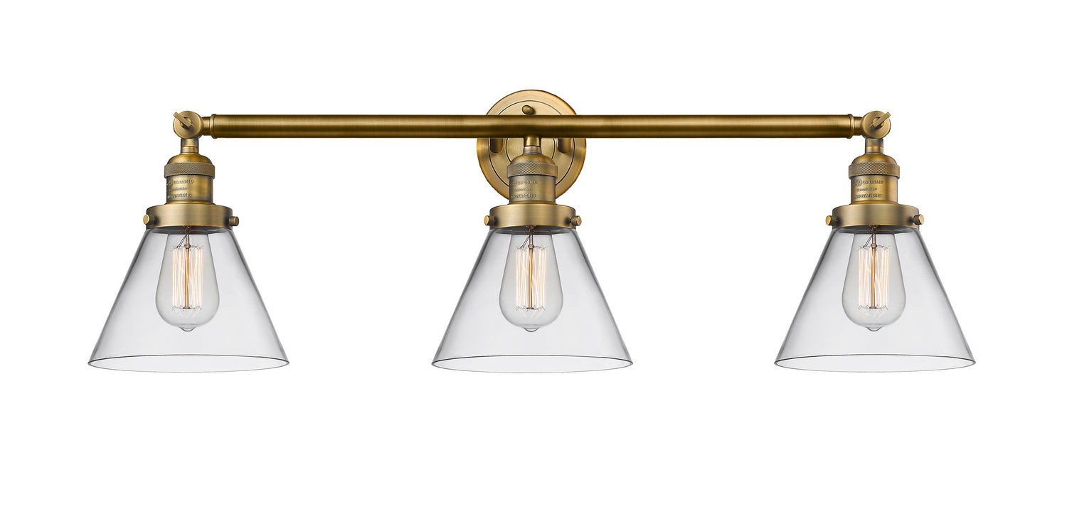 Innovations - 205-BB-G42 - Three Light Bath Vanity - Franklin Restoration - Brushed Brass