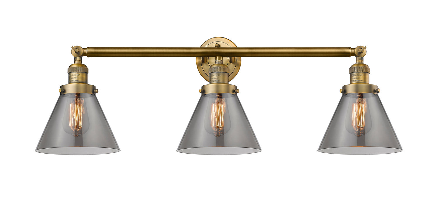 Innovations - 205-BB-G43 - Three Light Bath Vanity - Franklin Restoration - Brushed Brass