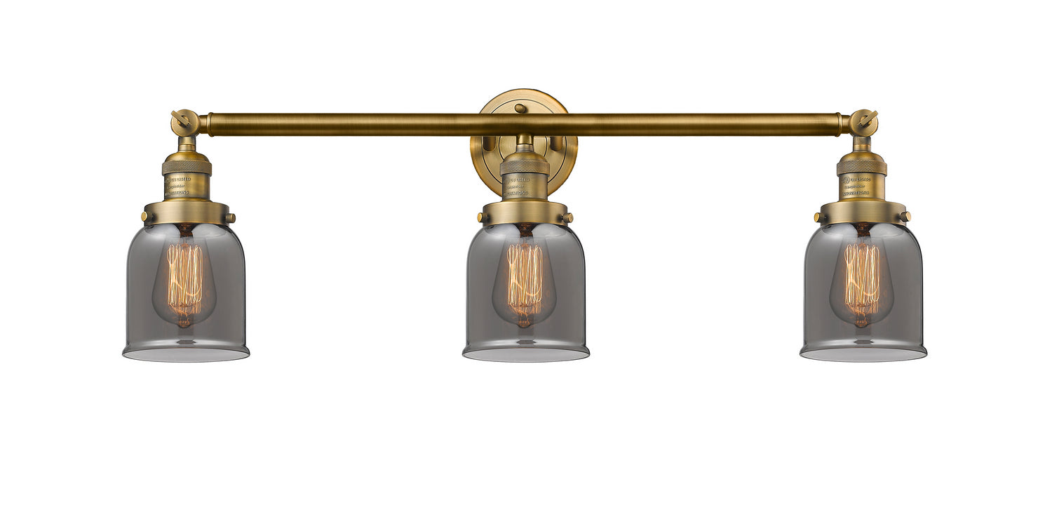 Innovations - 205-BB-G53 - Three Light Bath Vanity - Franklin Restoration - Brushed Brass