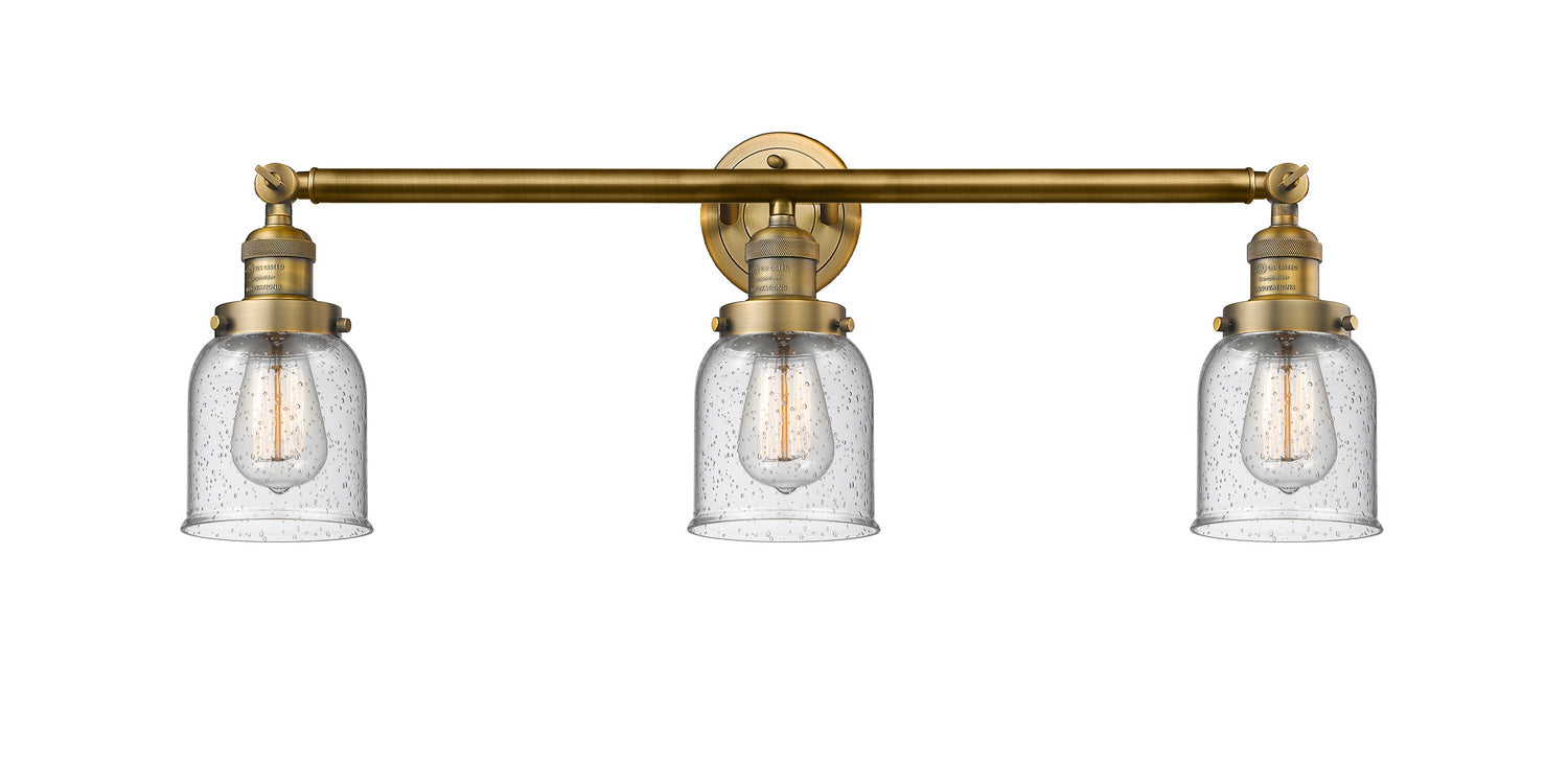 Innovations - 205-BB-G54 - Three Light Bath Vanity - Franklin Restoration - Brushed Brass