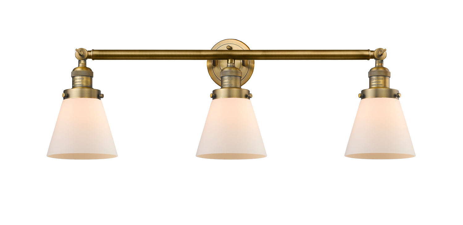 Innovations - 205-BB-G61 - Three Light Bath Vanity - Franklin Restoration - Brushed Brass
