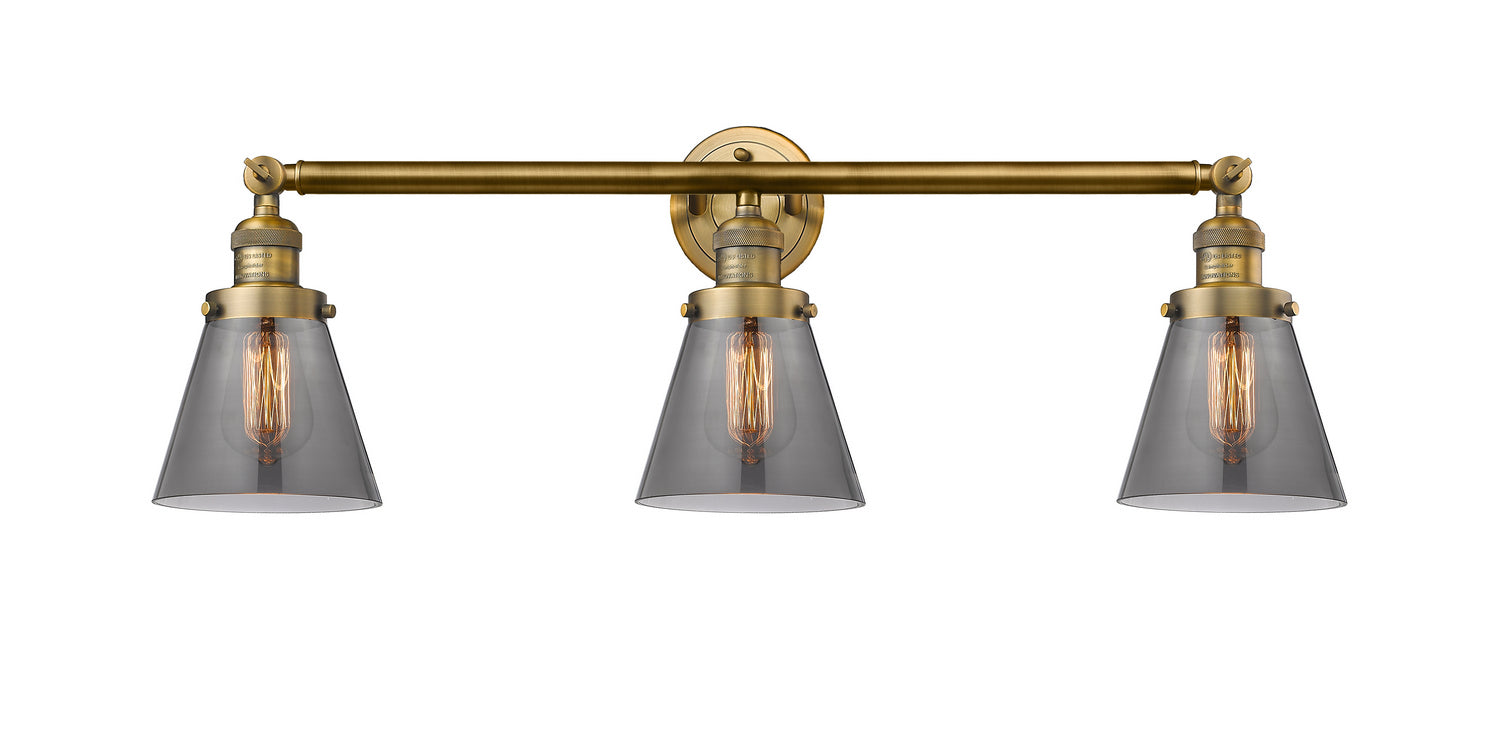 Innovations - 205-BB-G63 - Three Light Bath Vanity - Franklin Restoration - Brushed Brass