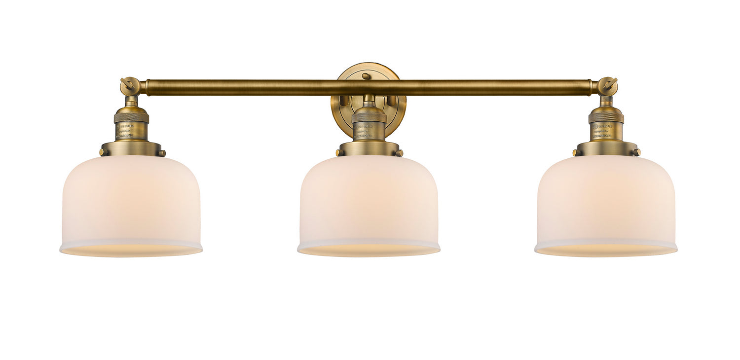 Innovations - 205-BB-G71 - Three Light Bath Vanity - Franklin Restoration - Brushed Brass