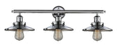 Innovations - 205-PC-M7 - Three Light Bath Vanity - Franklin Restoration - Polished Chrome