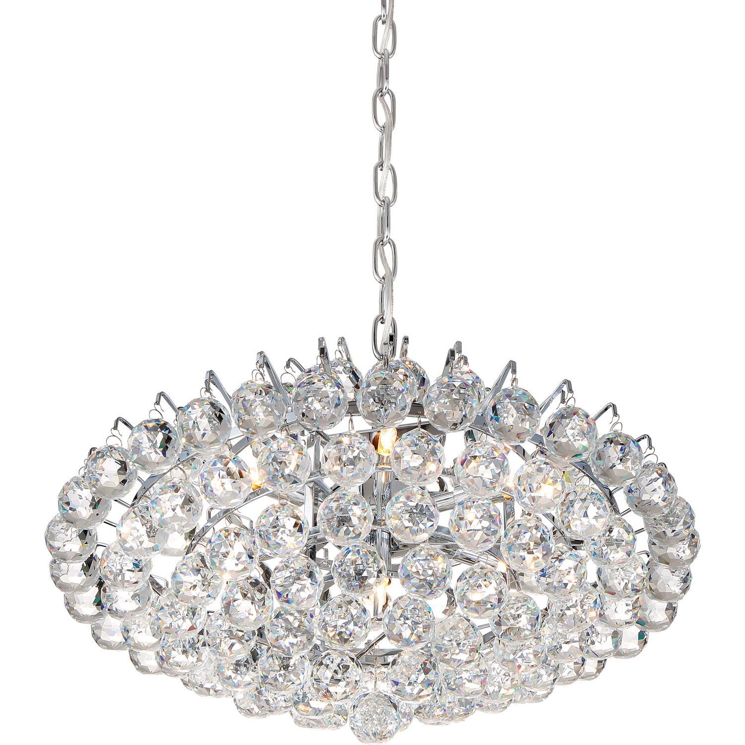 Quoizel - BRX2820C - Seven Light Pendant - Bordeaux - Polished Chrome
