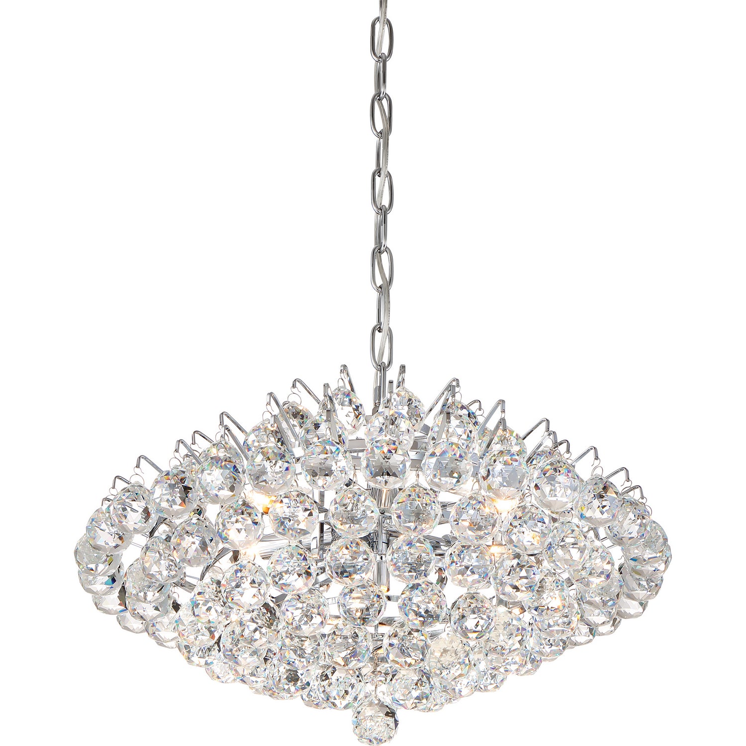 Quoizel - BRX2820C - Seven Light Pendant - Bordeaux - Polished Chrome