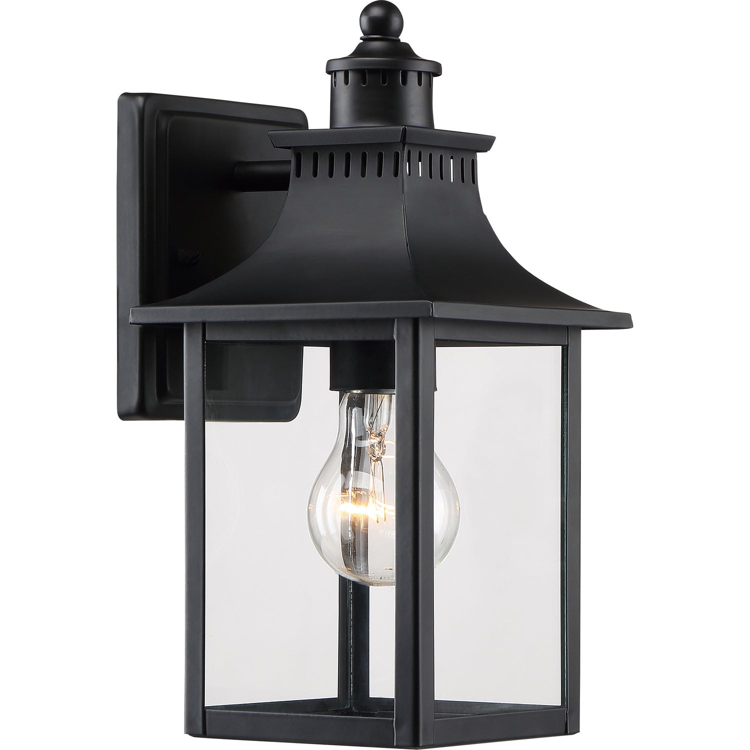 Quoizel - CCR8406K - One Light Outdoor Wall Lantern - Chancellor - Mystic Black