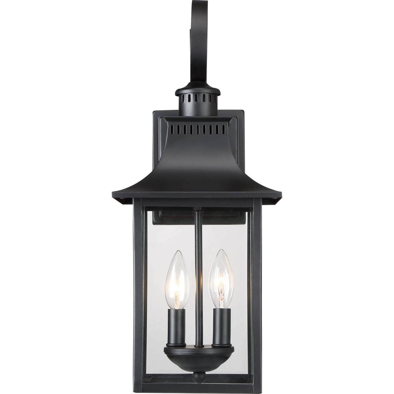 Quoizel - CCR8408K - Two Light Outdoor Wall Lantern - Chancellor - Mystic Black