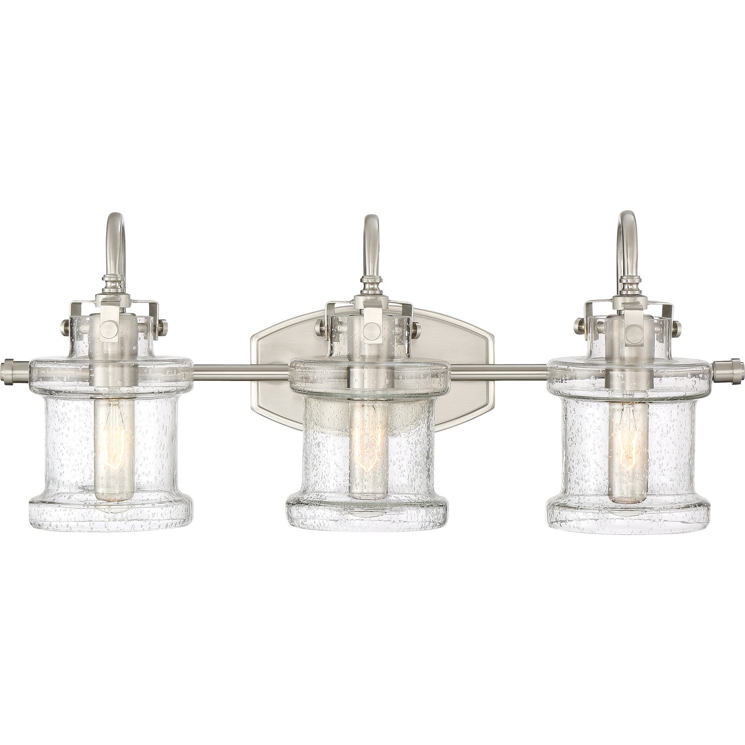 Quoizel - DNY8603BN - Three Light Bath Fixture - Danbury - Brushed Nickel