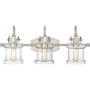 Quoizel - DNY8603BN - Three Light Bath Fixture - Danbury - Brushed Nickel