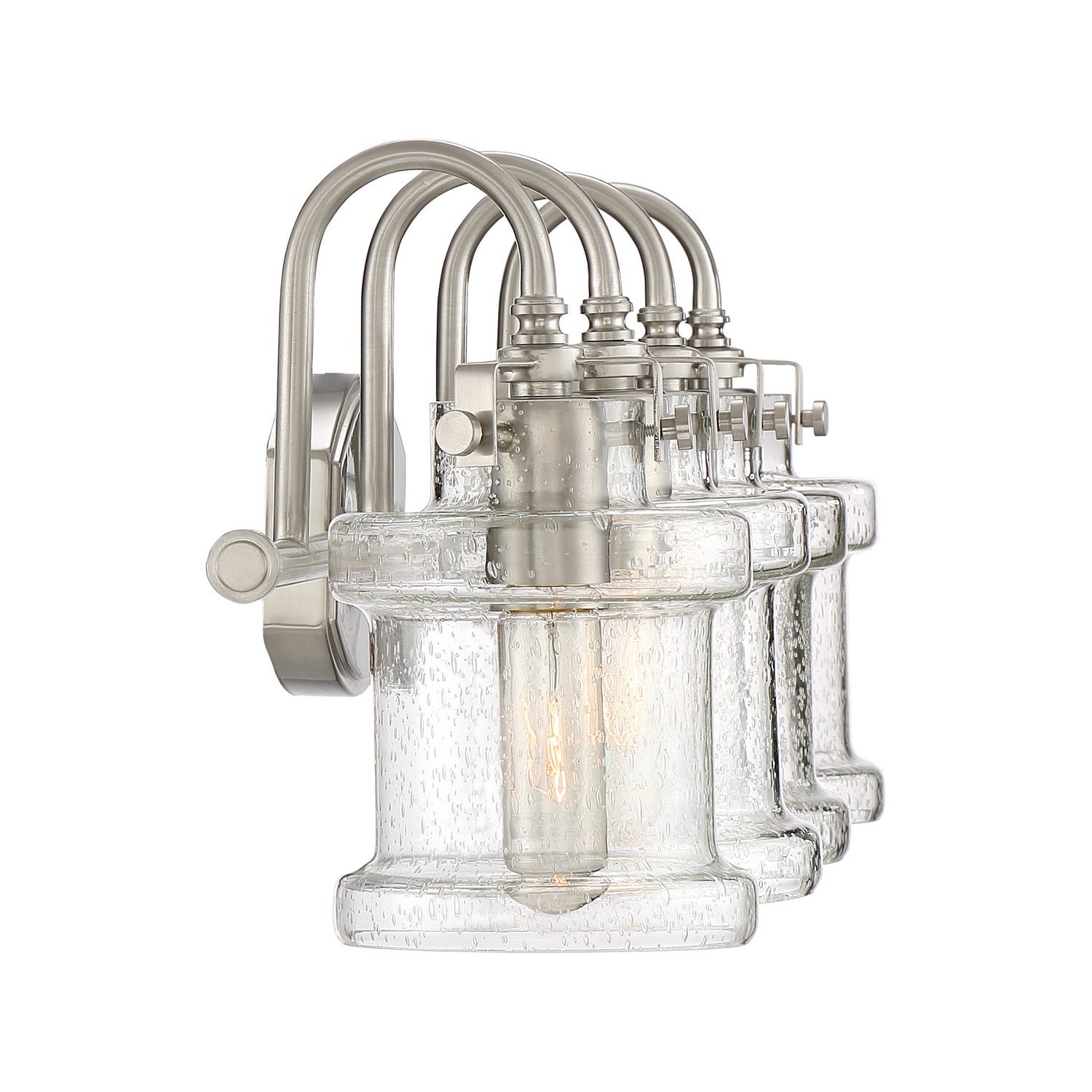 Quoizel - DNY8604BN - Four Light Bath Fixture - Danbury - Brushed Nickel