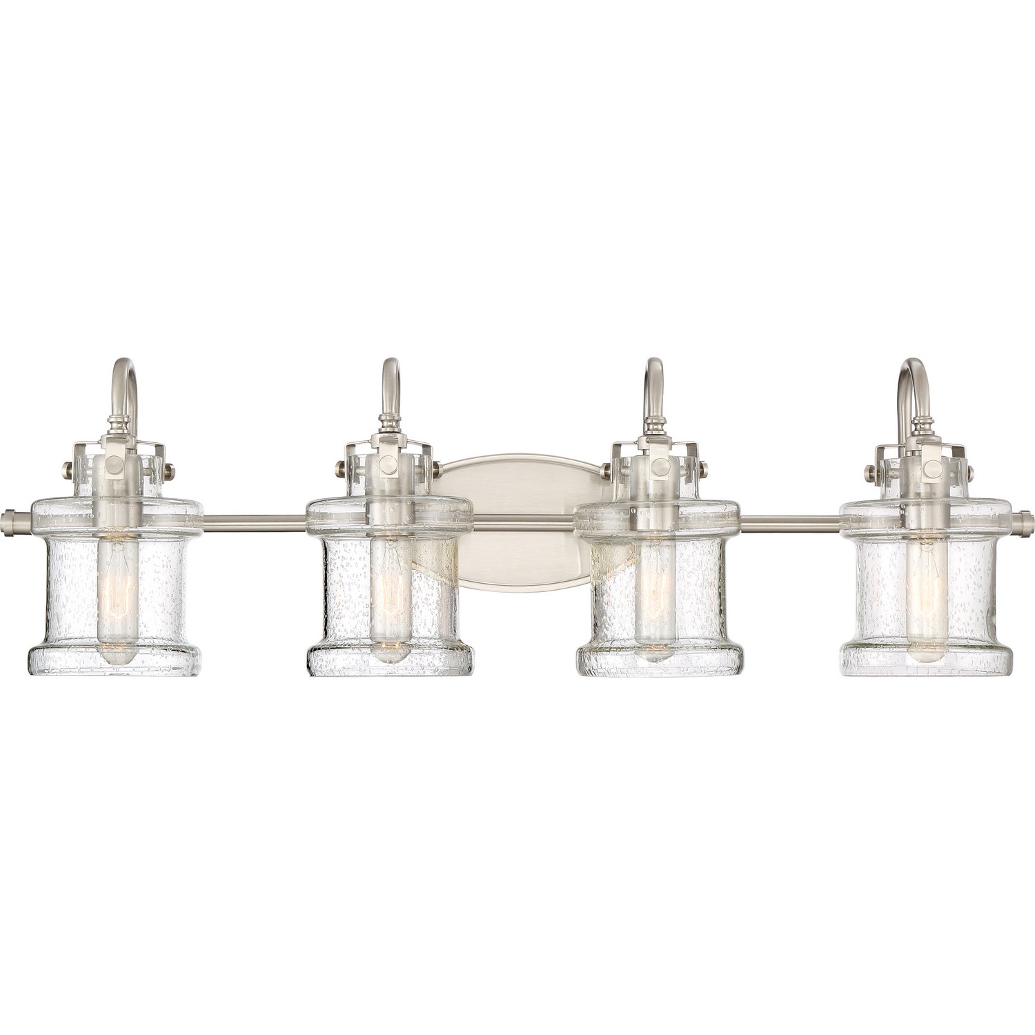 Quoizel - DNY8604BN - Four Light Bath Fixture - Danbury - Brushed Nickel