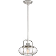 Quoizel - TRG1510BN - One Light Mini Pendant - Trilogy - Brushed Nickel